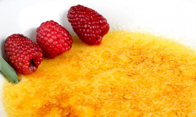 Creme brulée de  limonaria